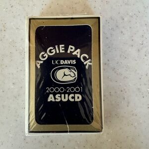 UC Davis vintage Aggie Pack playing cards